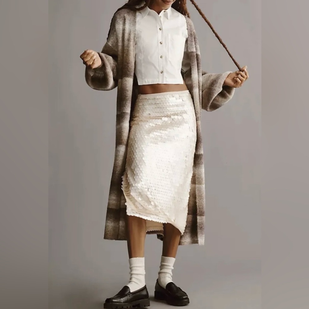 Anthropologie ombré duster sweater